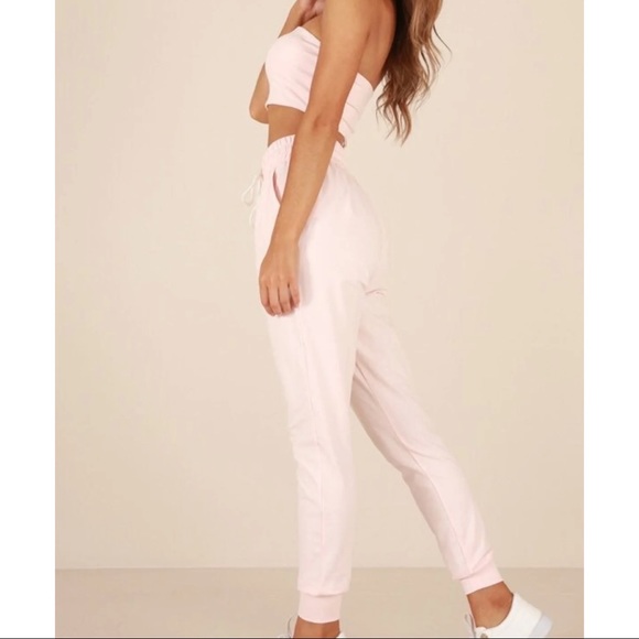 💗 Showpo pink lounge pants leggings / sweatpants - Picture 6 of 14